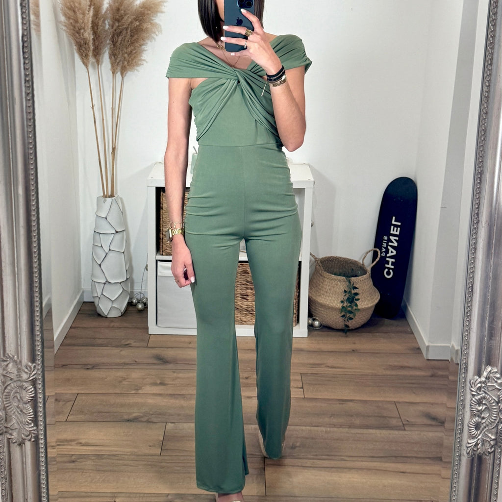 Combinaison Kaki Patrizia Pepe Taille 38 – Occasion Très Bon état, Style élégant Et Pratique