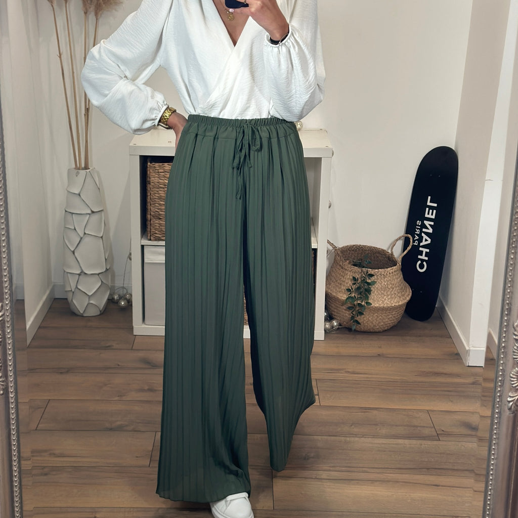 Fluide Pantalon Fete Pantalon Long Fluide De Fête En Tissu Imprimé