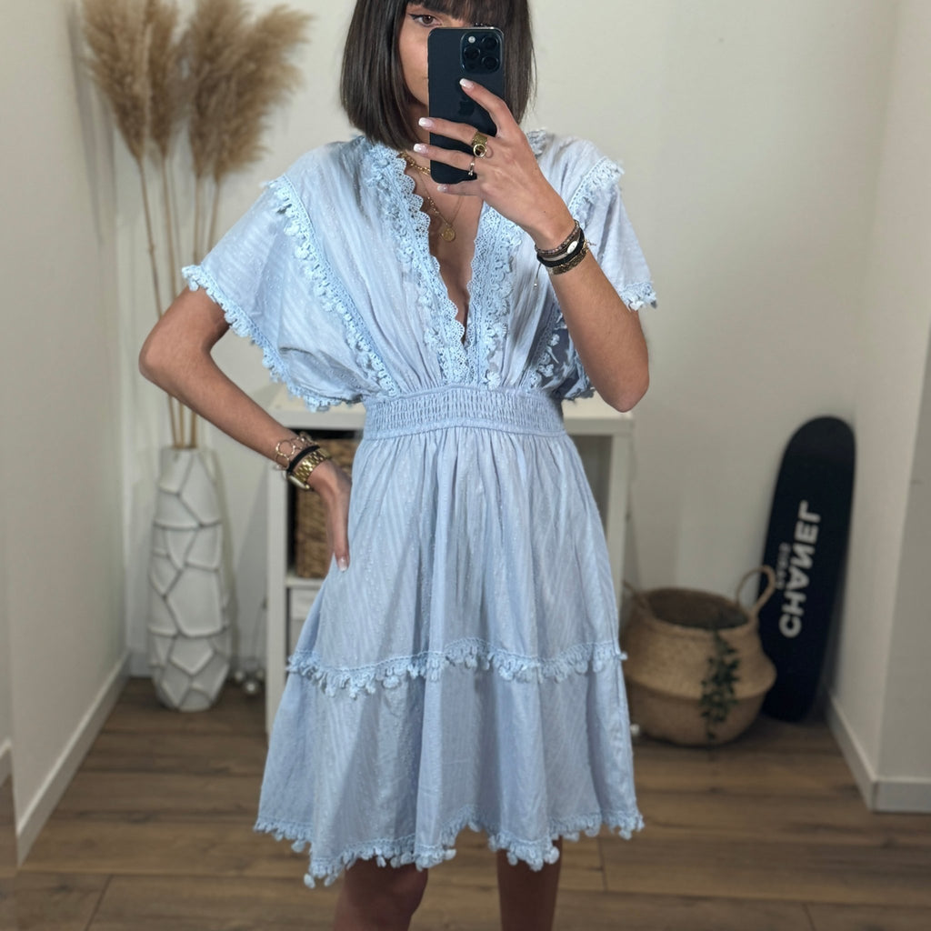 Bleu clair robe sale