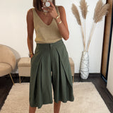 JUPE CULOTTE KAKI