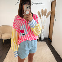 CHEMISE SUN LOVE FUCHSIA