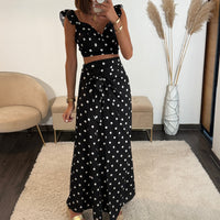 ENSEMBLE A POIS NOIR LOLA