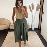 JUPE CULOTTE KAKI