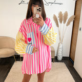 CHEMISE SUN LOVE FUCHSIA