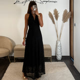 ROBE DENTELLE NOIR MARION