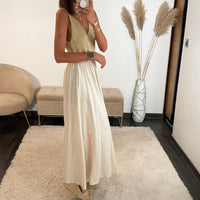 JUPE BEIGE SUMMER OF LOVE