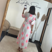 ROBE BLANCHE GAZE DE COTON SUNNY