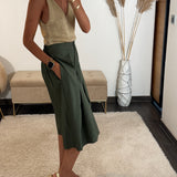 JUPE CULOTTE KAKI