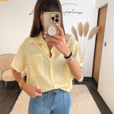 CHEMISE JAUNE SUMMER