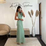 ROBE DENTELLE VERT D'EAU MARION