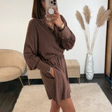 ENSEMBLE CHOCO EN LIN