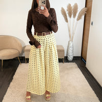 PANTALON JAUNE POIS PENNY
