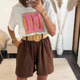 SHORT CEINTURE CHOCO MARCUS