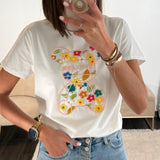 T-SHIRT BLANC C'EST LA VIE