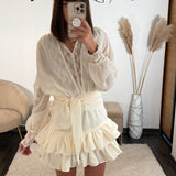 ROBE COURTE BEIGE ISIA
