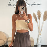 CROP TOP BEIGE LOAN