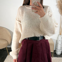 PULL EN LAINE ECRU FELIX