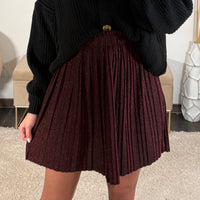 JUPE PAILLETÉE BORDEAUX EMY