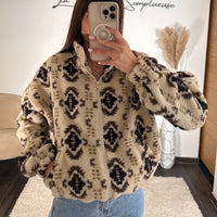 POLAIRE BEIGE AZTEQUE