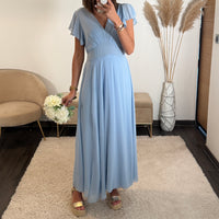 ROBE LONGUE BABY BLUE OLIVIA