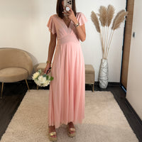 ROBE LONGUE ROSE OLIVIA