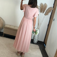 ROBE LONGUE ROSE OLIVIA