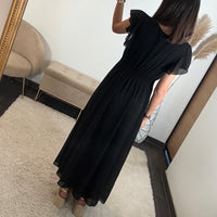 ROBE LONGUE NOIRE OLIVIA