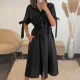 ROBE CHEMISE NOIRE KELLY