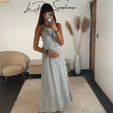 ROBE BLANCHE A POIS LOUISA