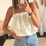 TOP DENTELLE ECRU JINA