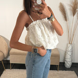 TOP DENTELLE ECRU JINA