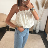 TOP DENTELLE ECRU JINA