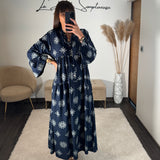 ROBE LONGUE BLEU SUNNY