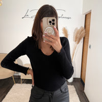 TOP NOIR COTELLE VIVAN