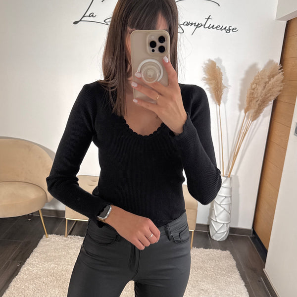 TOP NOIR COTELLE VIVAN