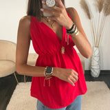 TOP ROUGE SOLEIL
