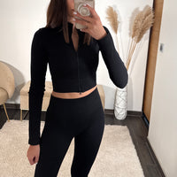 ENSEMBLE SPORTWEAR NOIR GINA