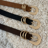 CEINTURES ANNEAUX CAMEL SUZIE