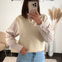 PULL/CHEMISE BEIGE JOEY