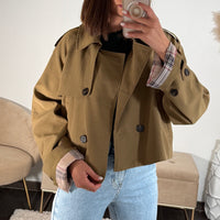 VESTE COURTE CAMEL CAROLINE