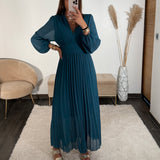 ROBE LONGUE BLEUE KARENA