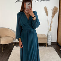ROBE LONGUE BLEUE KARENA