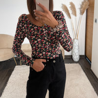 BODY FLEURI NOIR NOUMA