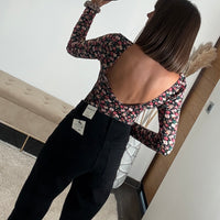 BODY FLEURI NOIR NOUMA