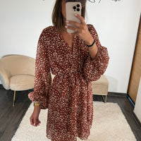 ROBE TERRACOTTA EMILIE