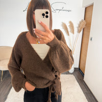 GILET CACHE-COEUR CHOCO