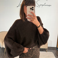 PULL OVERSIZE CHOCO