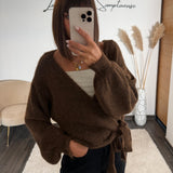 GILET CACHE-COEUR CHOCO