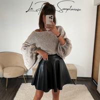 PULL OVERSIZE TAUPE