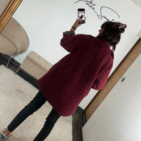 MANTEAU BORDEAUX ROMEO